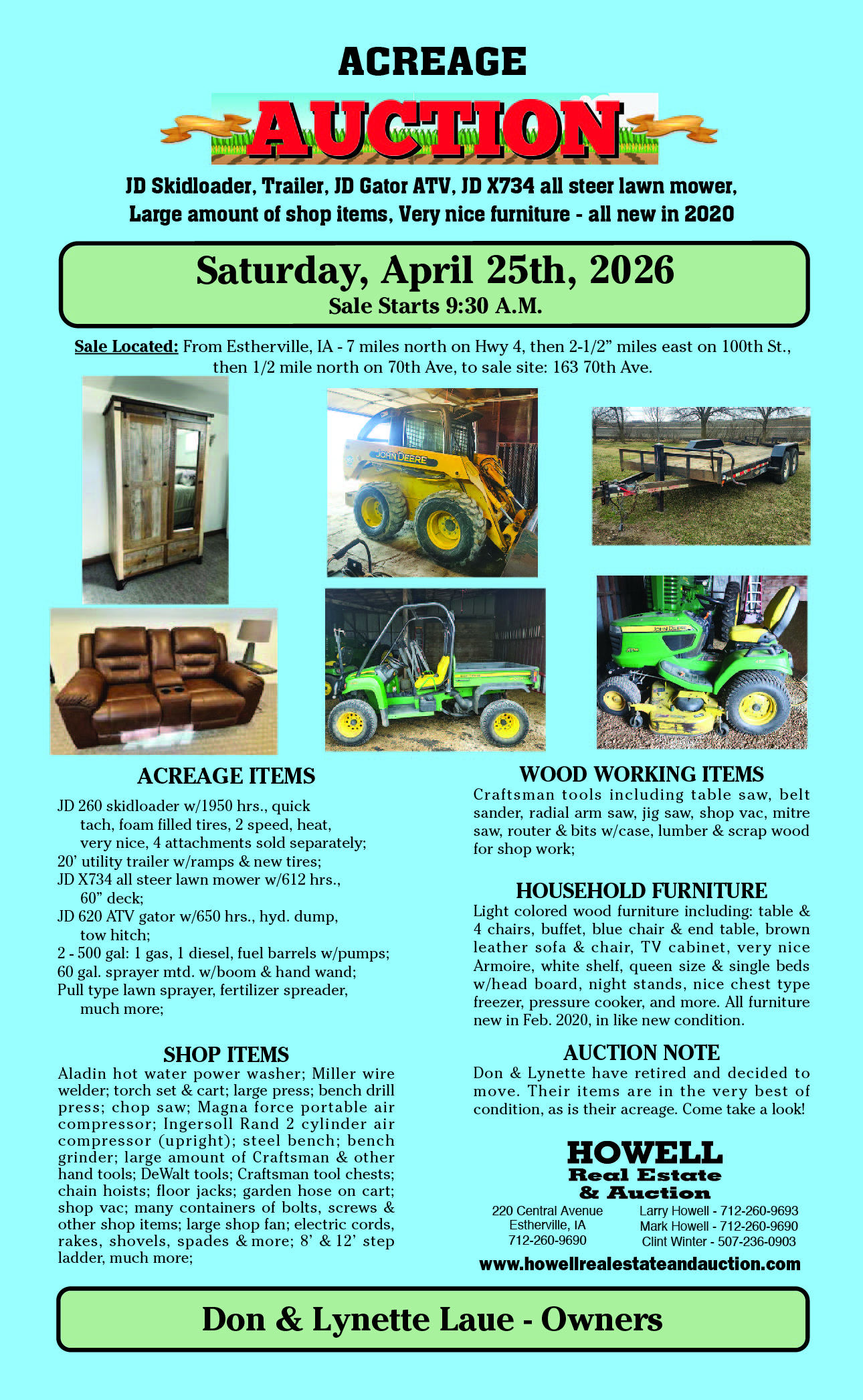 Howell Real Estate and Auction Coin Sale
